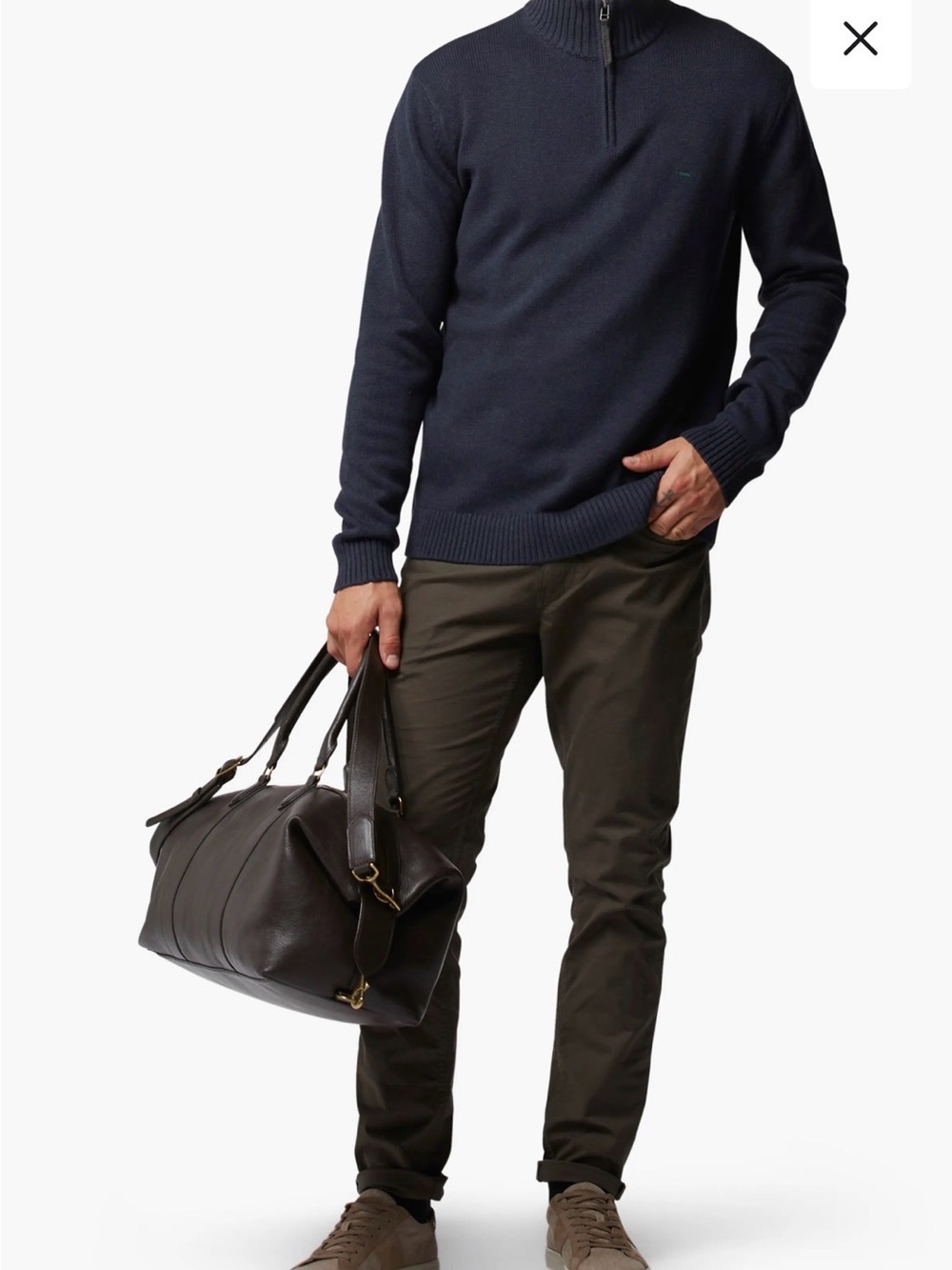 Rodd & Gunn Merrick Bay knit  Quarter Zip Sweater